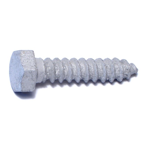 Midwest Fastener Lag Screw, 5/16 in, 1-1/2 in, Steel, Hot Dipped Galvanized Hex Hex Drive, 20 PK 35323 - main